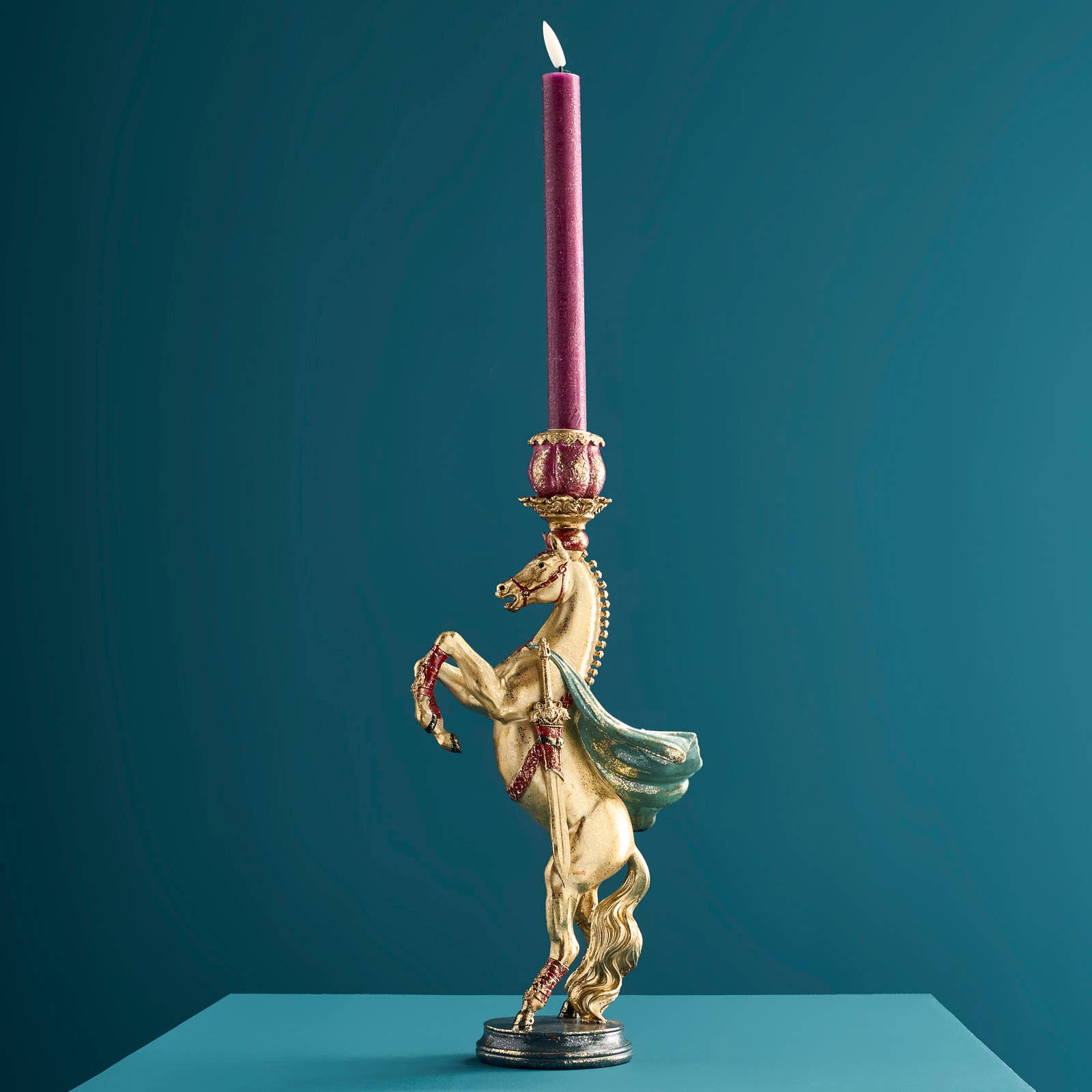 WERNS® Candelabra Circus Horse, Gold