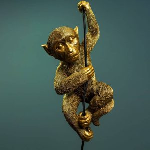WERNS® Ceiling lamp monkey Chip, gold