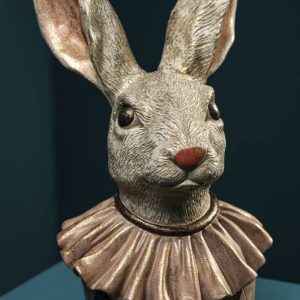 WERNS Figurine rabbit Heinzilein, apricot/cream/gold