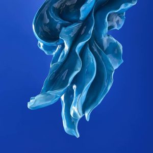 WERNS® Ceiling light jellyfish Ava, blue