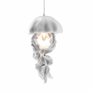WERNS® Ceiling light jellyfish Ava, white