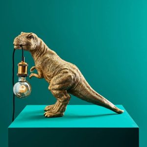 WERNS® Table lamp Dinosaur Rexy, gold