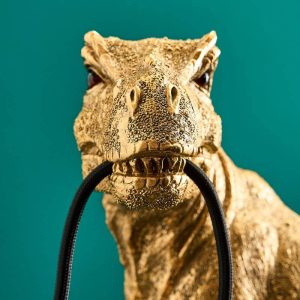 WERNS® Table lamp Dinosaur Rexy, gold