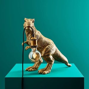 WERNS® Table lamp Dinosaur Rexy, gold