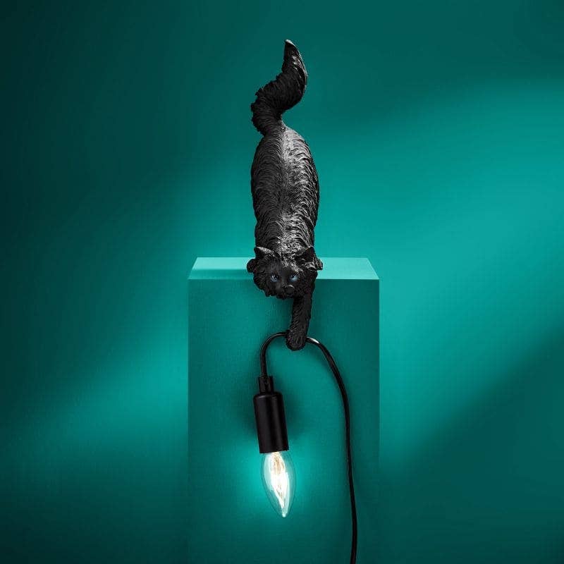 WERNS® Table lamp cat Chichi, black