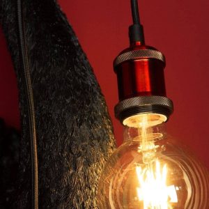 WERNS® Wall Lamp swan Petra, black