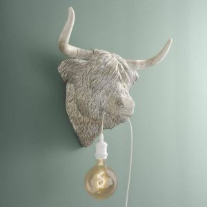 WERNS® Wall lamp Wisent, grey