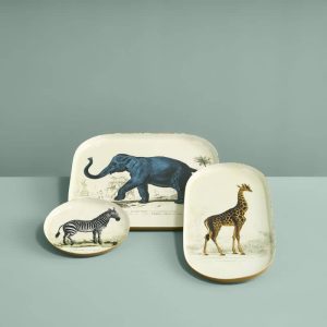 Werns® Set of 3 trays Safari, animal motifs