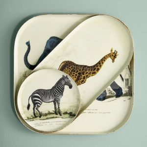 Werns® Set of 3 trays Safari, animal motifs