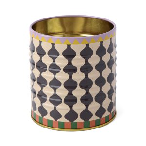 a-dopo-black-white-wavy-storage-tin on white background