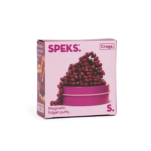 Speks. Mini Matte Crags - Magnetic Fidget Putty Iris